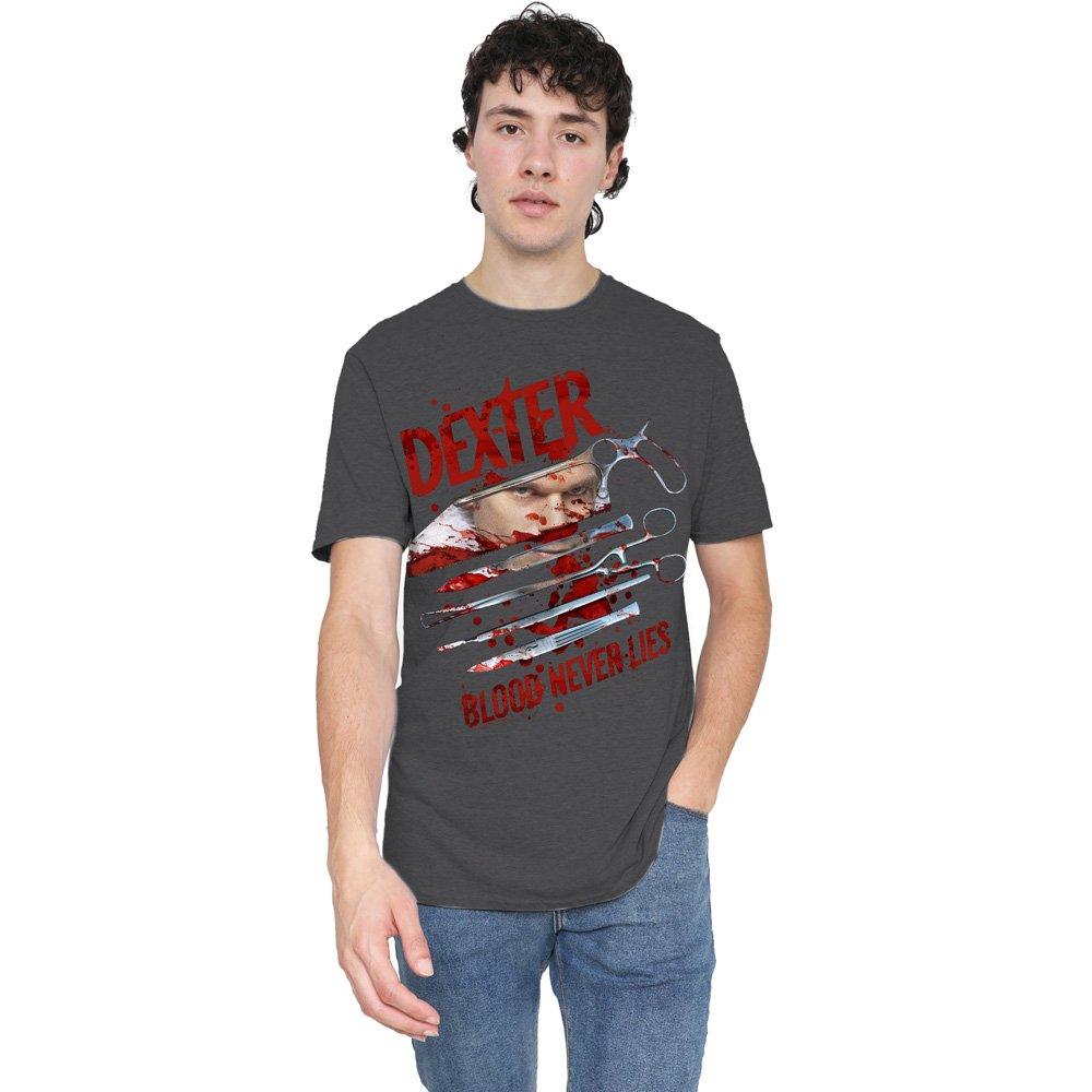 Charcoal - Other - Dexter Blood Never Lies T-Shirt Charcoal - 1