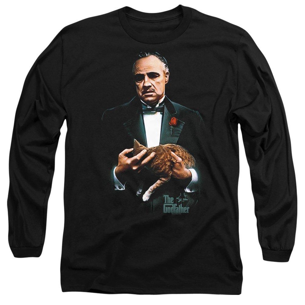 Black - Other - Godfather Painted Poster Mens Long Sleeve T Shirt - 1