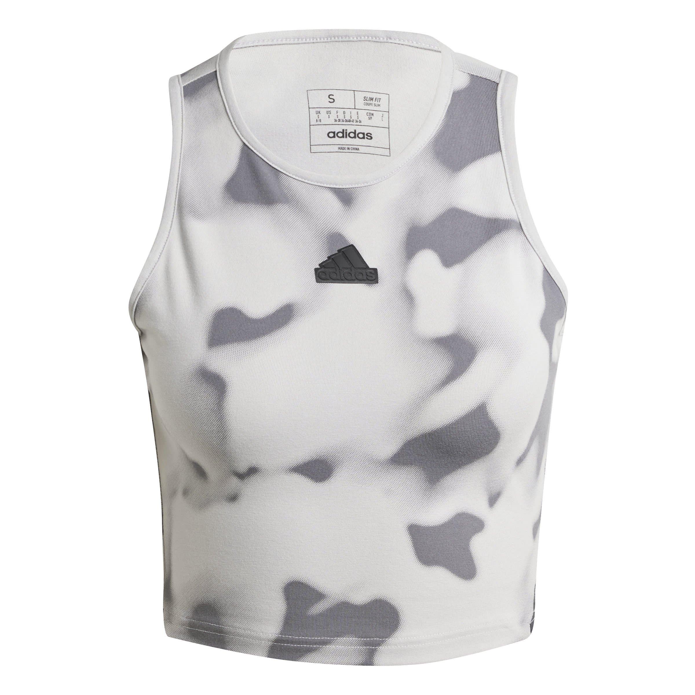 Adidas Women's Future Icons 3-Stripes Tank Top - /Grey Four - L (16-18)