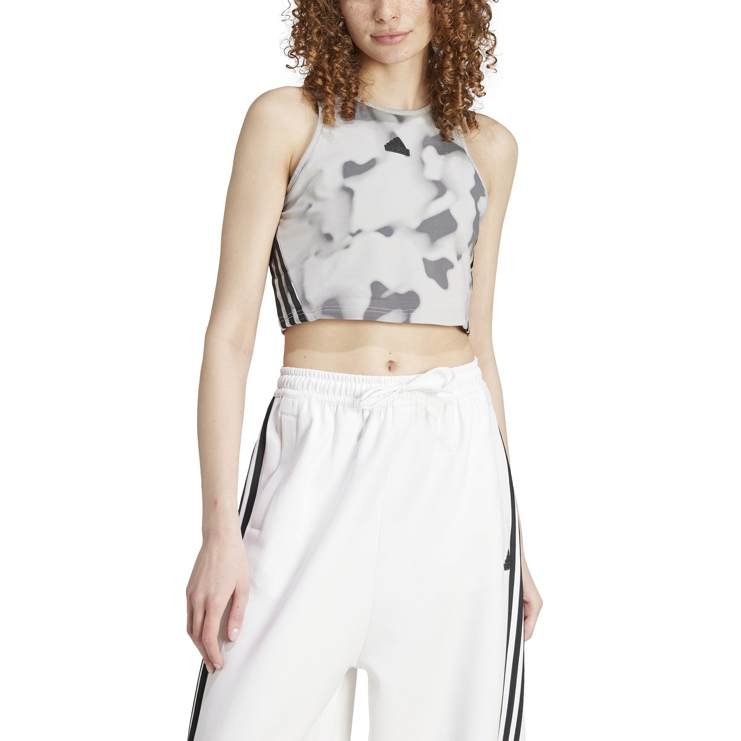 Multi/Grey Four - adidas - Future Icons 3-Stripes Tank Top Womens - 2
