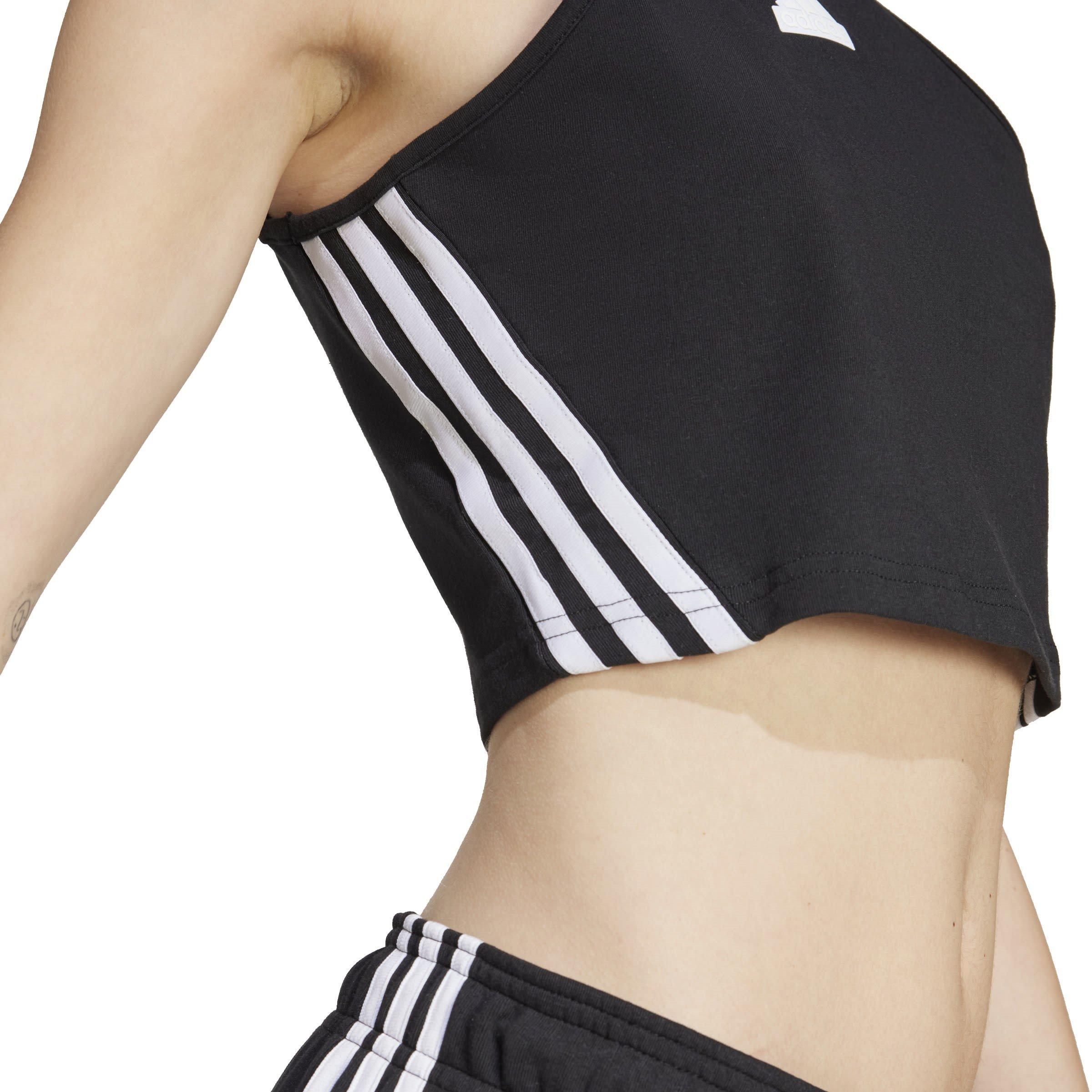 Zwart/Wit - adidas - Future Icons 3-Stripes Tank Top Womens - 6