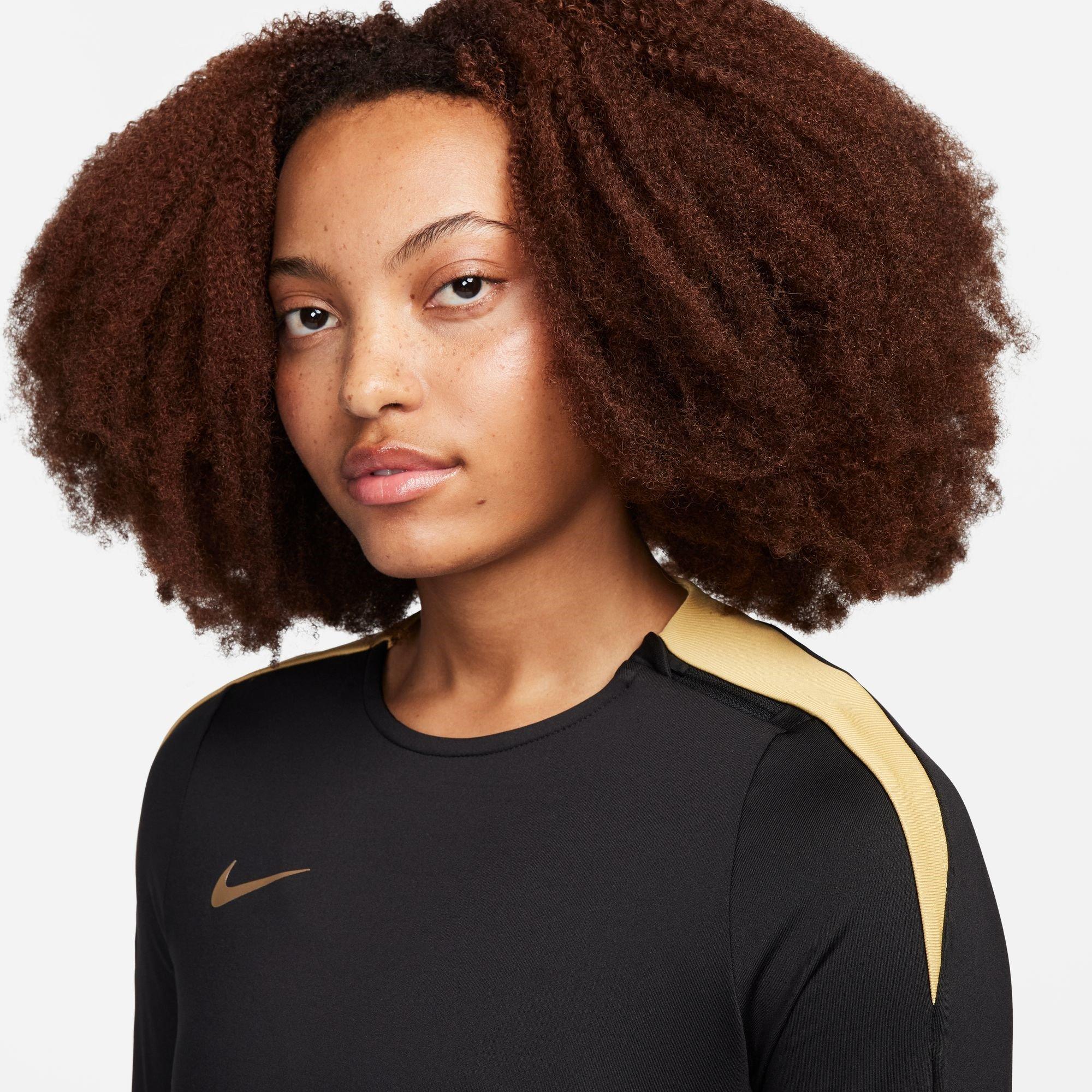 Black/Gold - Nike - Strike Dri-FIT Football Top Womens - 3