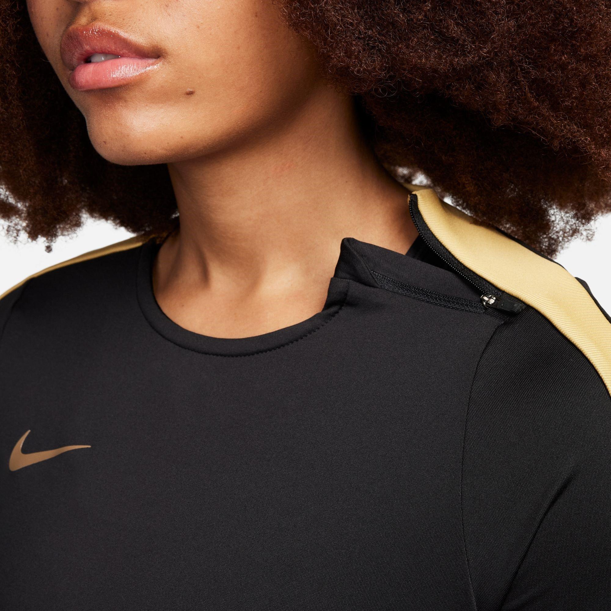 Black/Gold - Nike - Strike Dri-FIT Football Top Womens - 4
