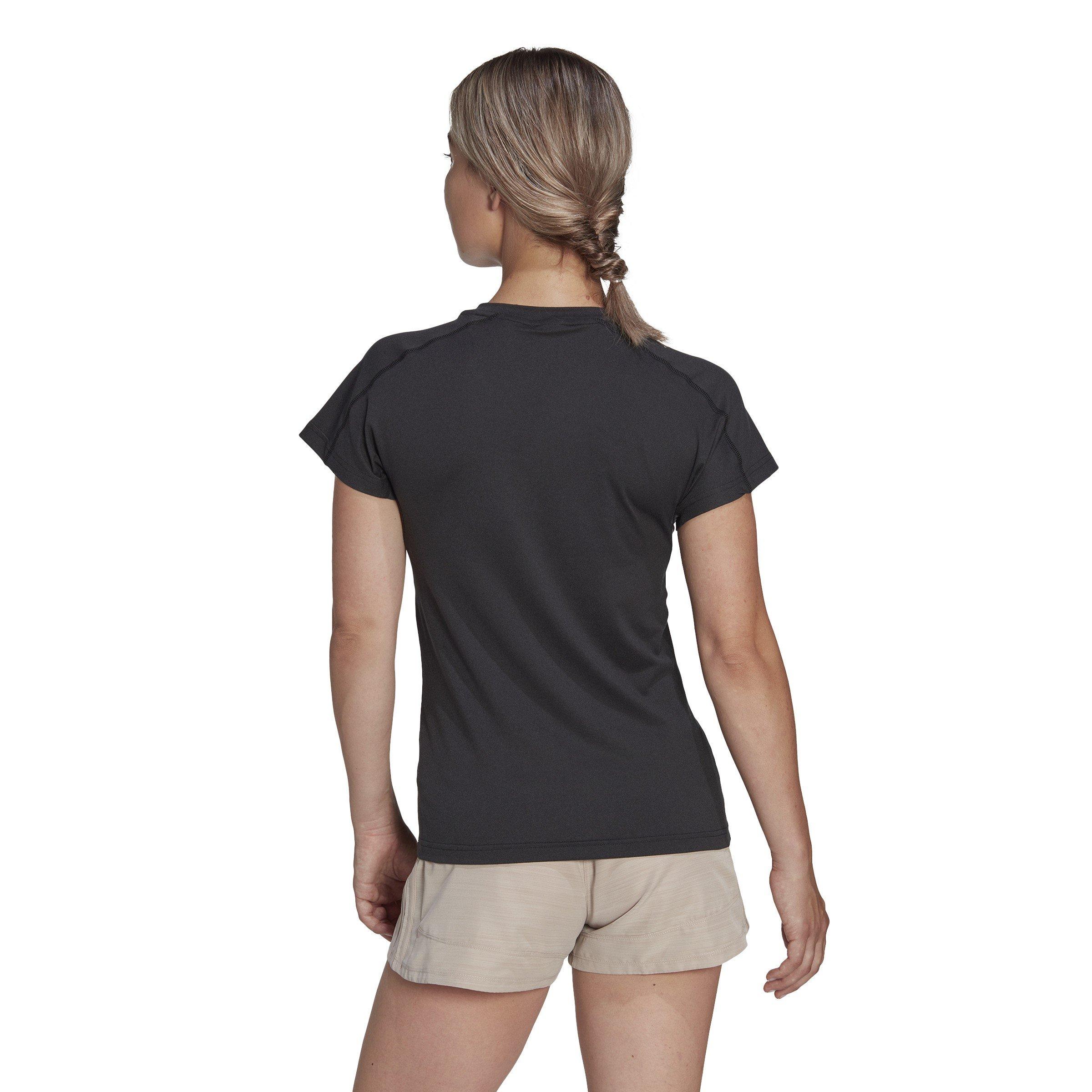 Schwarz - adidas - AEROREADY Train Essentials T-Shirt Womens - 3
