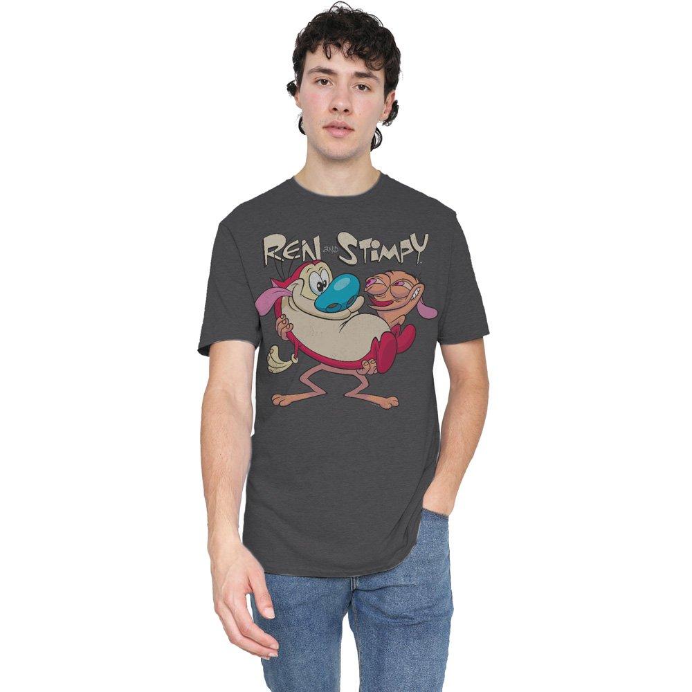 Charcoal - Other - Ren And Stimpy Two Of A Kind T-Shirt Charcoal - 1