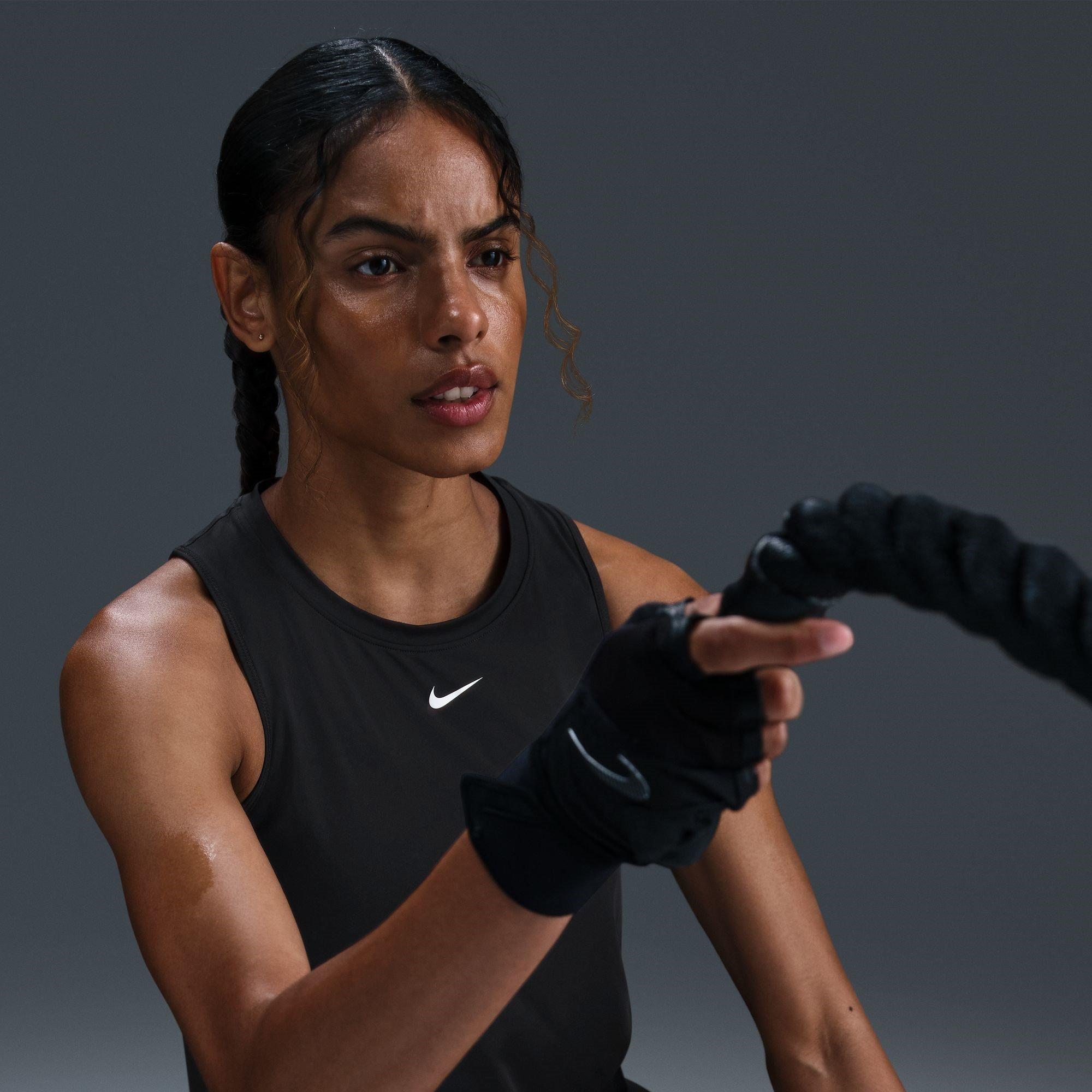 Negro - Nike - One Classic Women's Dri-FIT Fitness Tank Top - 10