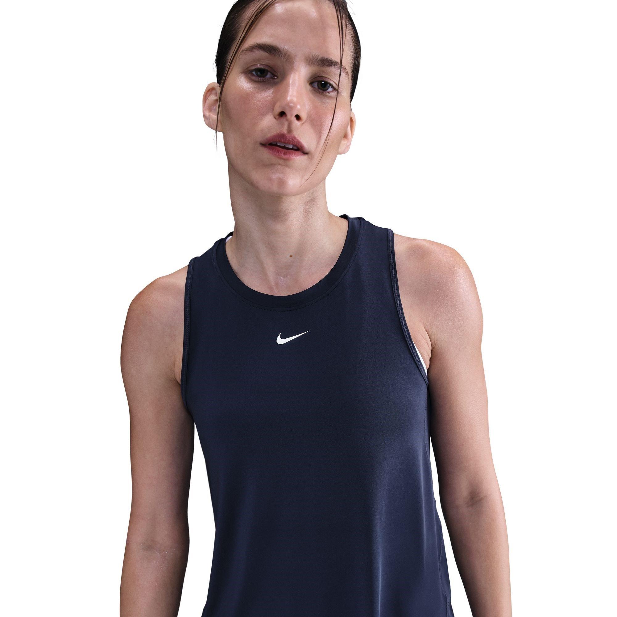 Nike Women's One Classic Dri-Fit Fitness Tank Top - Midnight Navy09 - 8 (XS)