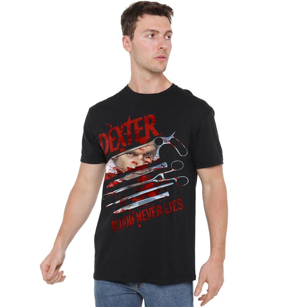Black - Other - Dexter Blood Never Lies T-Shirt Black - 1