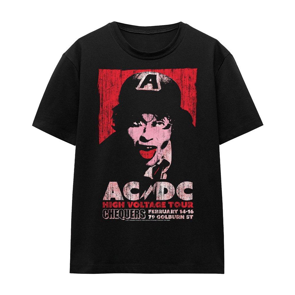 Black - ACDC - AC DC High Voltage Live 1975 T-Shirt Black - 4