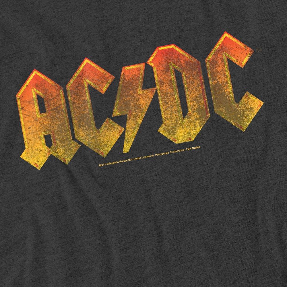 Charcoal - ACDC - AC DC Gradient LogoT Shirt Charcoal - 2