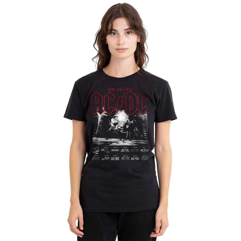 Black - ACDC - AC DC Logo Stack T-Shirt Black - 1