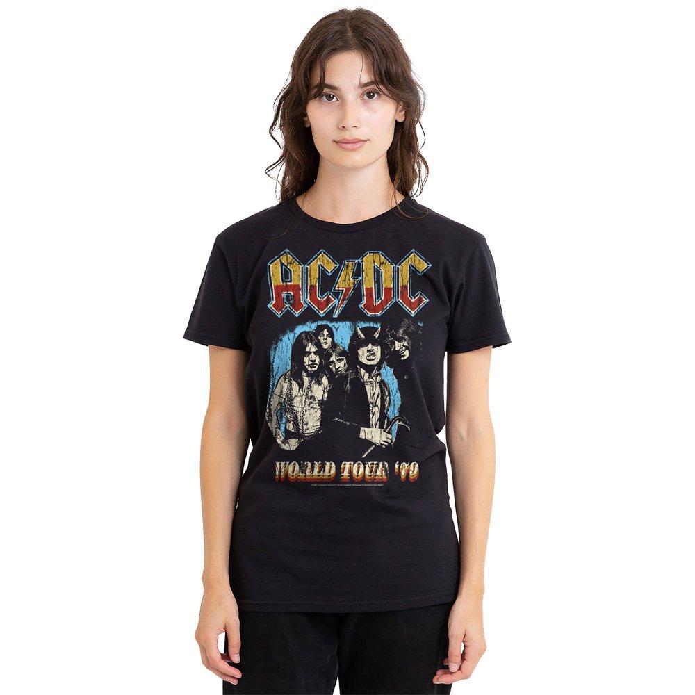 Black - ACDC - AC DC World Tour 79 T-Shirt Black - 1