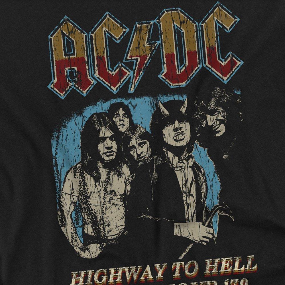 Black - ACDC - AC DC Highway World Tour 79 Unisex T Shirt Black - 2