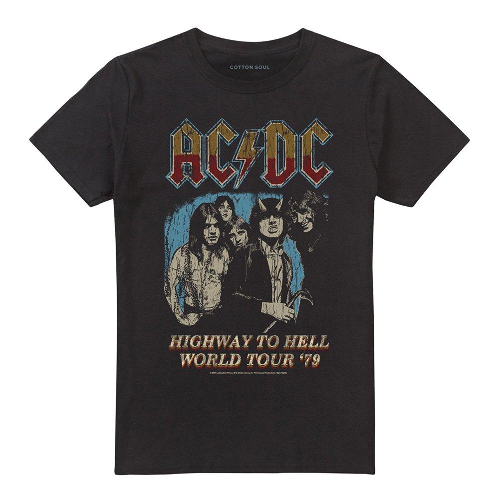 Black - ACDC - AC DC Highway World Tour 79 Unisex T Shirt Black - 4