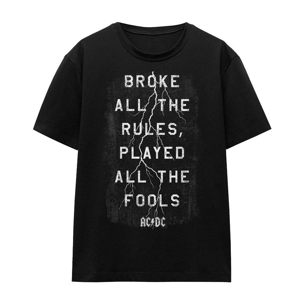 Black - ACDC - AC DC Struck T-Shirt Black - 4