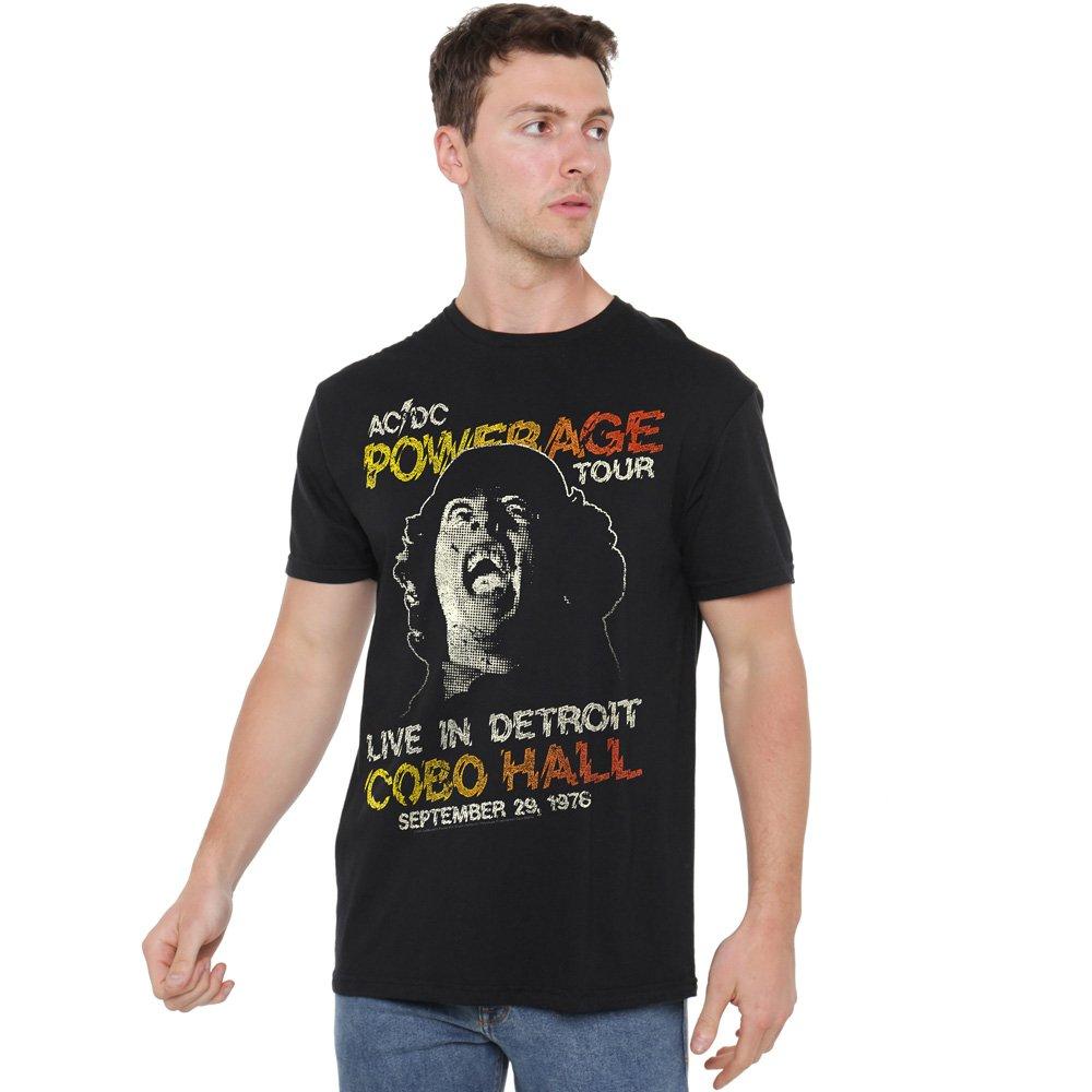 Black - ACDC - AC DC Powerage Tour Unisex T Shirt Black - 1