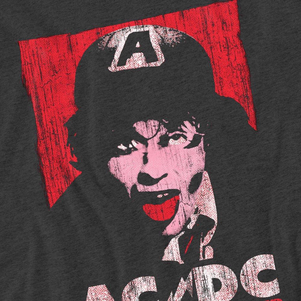 Charcoal - ACDC - AC DC High Voltage Live 1975-Adult Heather Black - 2