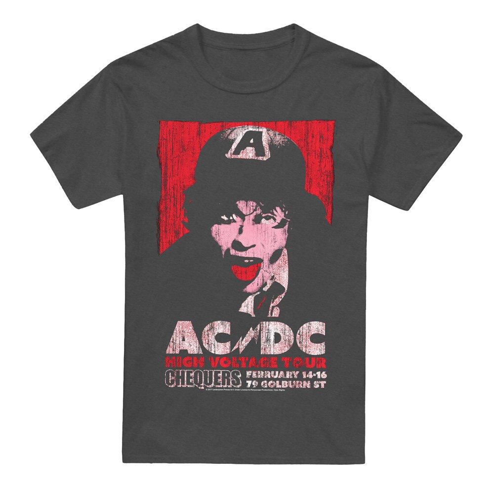 Charcoal - ACDC - AC DC High Voltage Live 1975-Adult Heather Black - 4