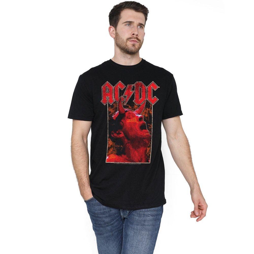 Black - ACDC - AC DC Horns Unisex T Shirt Black - 1