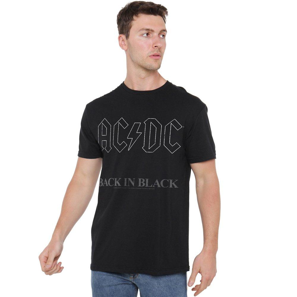 Black - ACDC - AC DC Back In  Black T-Shirt Black - 1