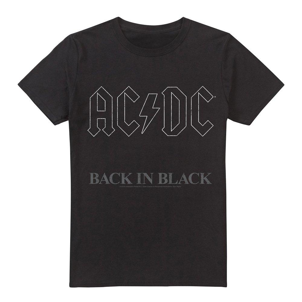 Black - ACDC - AC DC Back In  Black T-Shirt Black - 4