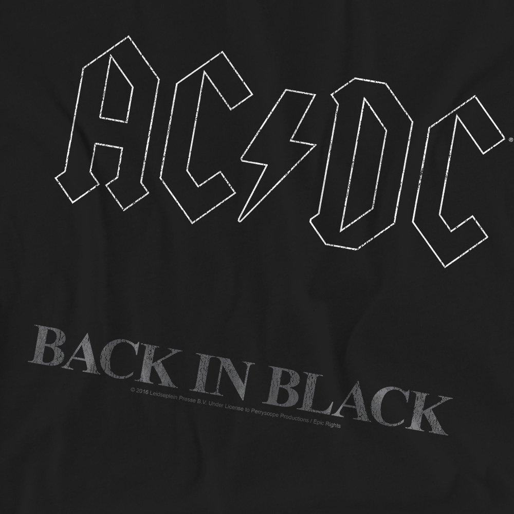 Black - ACDC - AC DC Back In  Black S S Ladies T-Shirt Black - 2