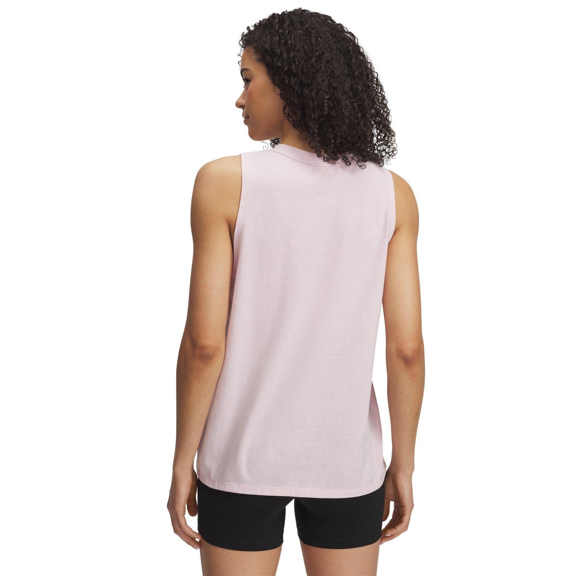 Rosa/Blanco - Under Armour - Womens Rival Performance Gym Vest - 2