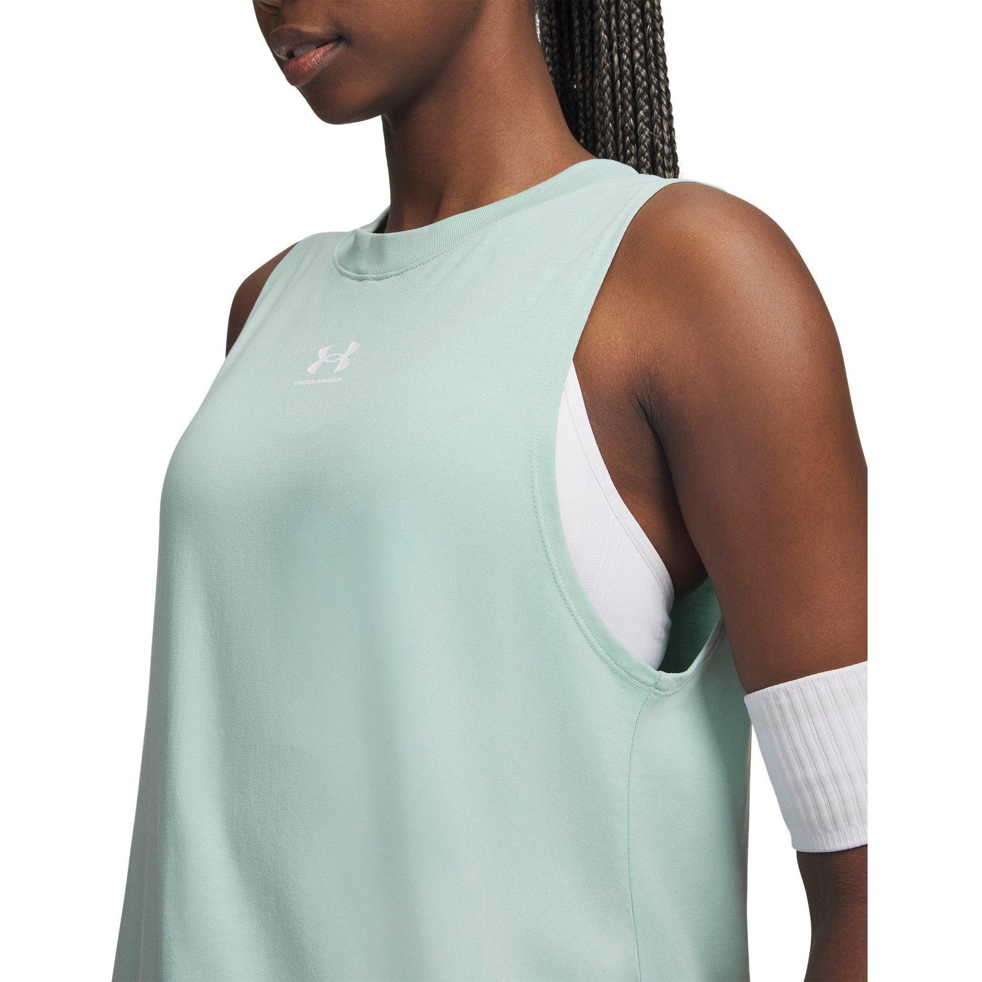 Blue/White - Under Armour - Women's Campus Performance Gym Vest - 3