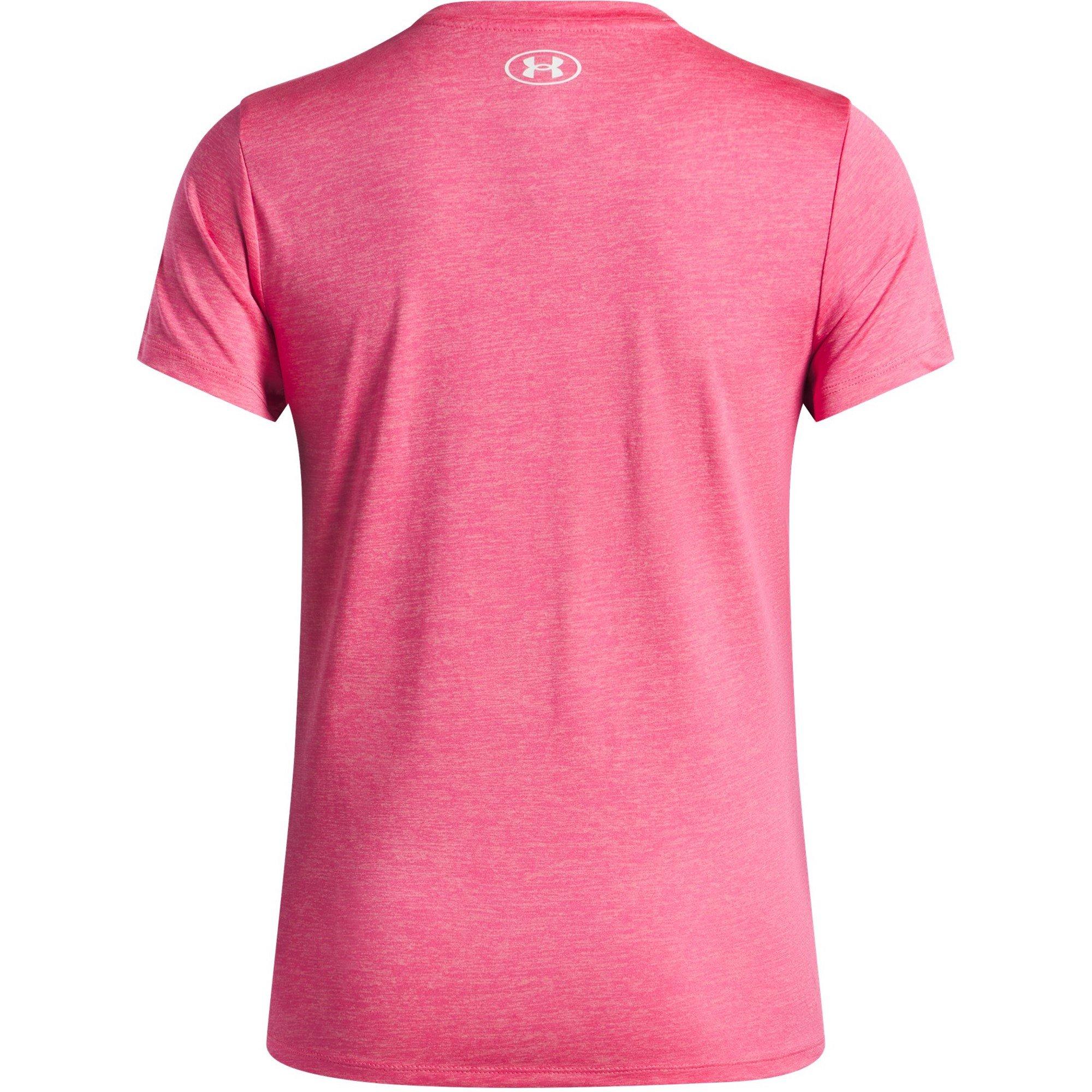 Pink - Under Armour - Tech Twist Short Sleeve Womens - 2