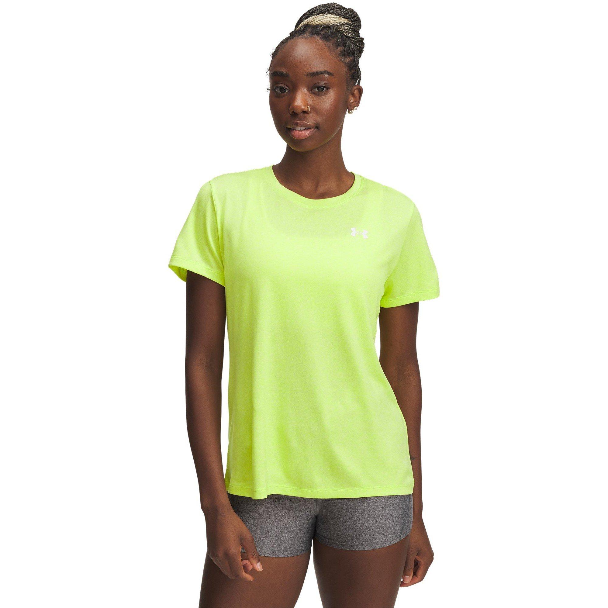 Under Armour Women's Tech Twist Short Sleeve - Yellow - 8 (XS)
