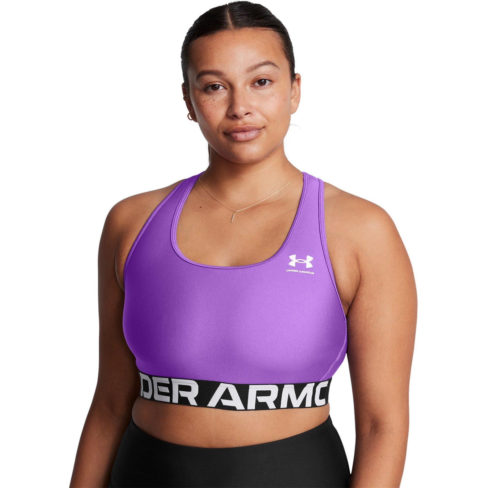 Purple - Under Armour - HeatGear® Armour Mid Branded Sports Bra Women' - 11