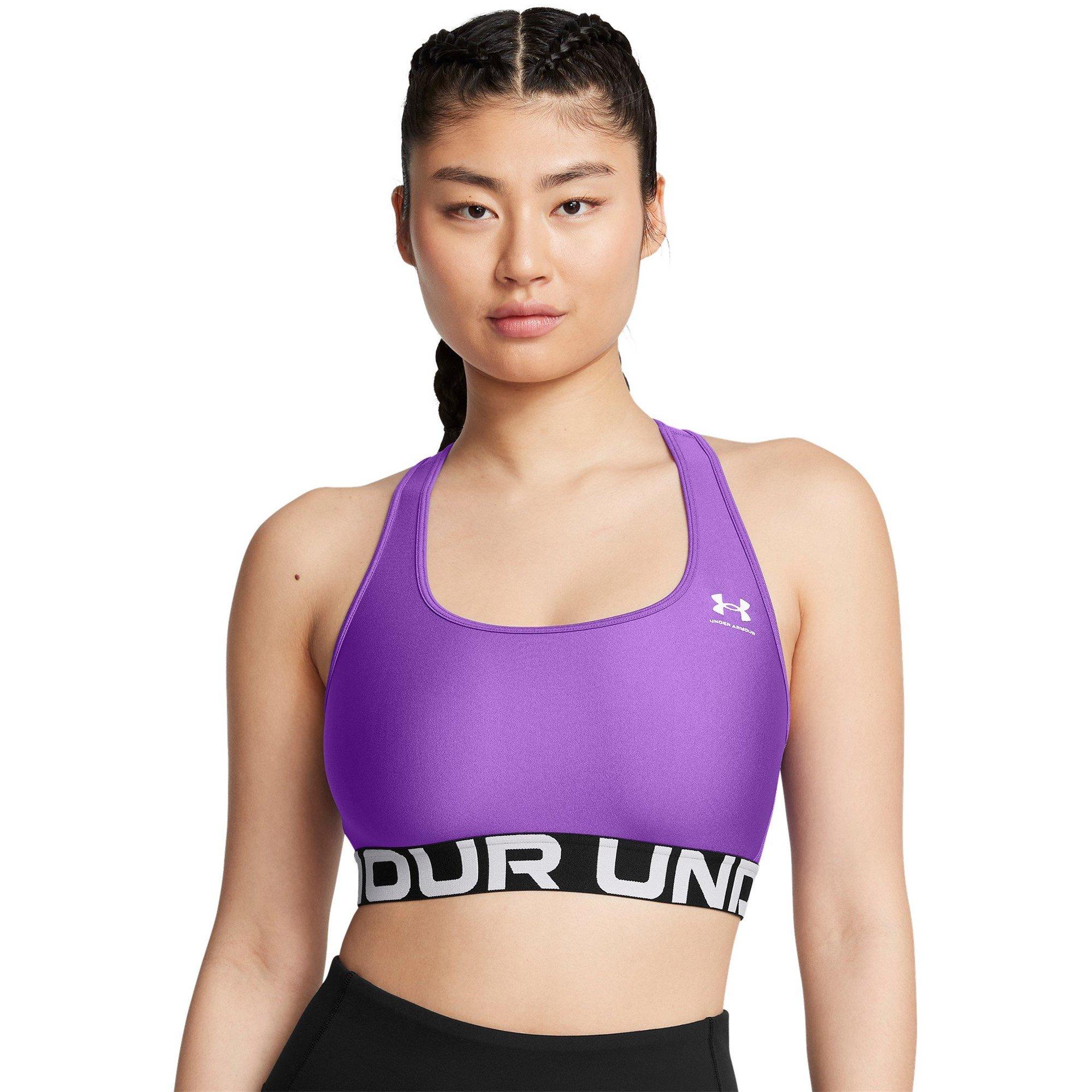 Purple - Under Armour - HeatGear® Armour Mid Branded Sports Bra Women' - 7