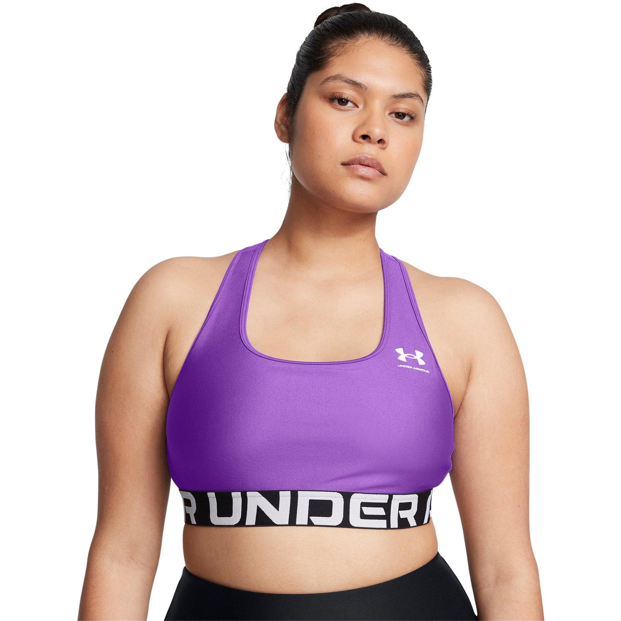 Purple - Under Armour - HeatGear® Armour Mid Branded Sports Bra Women' - 9