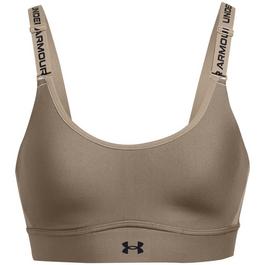 Under Armour Lux Vector Racer Sports Bra Womens Medium Impact