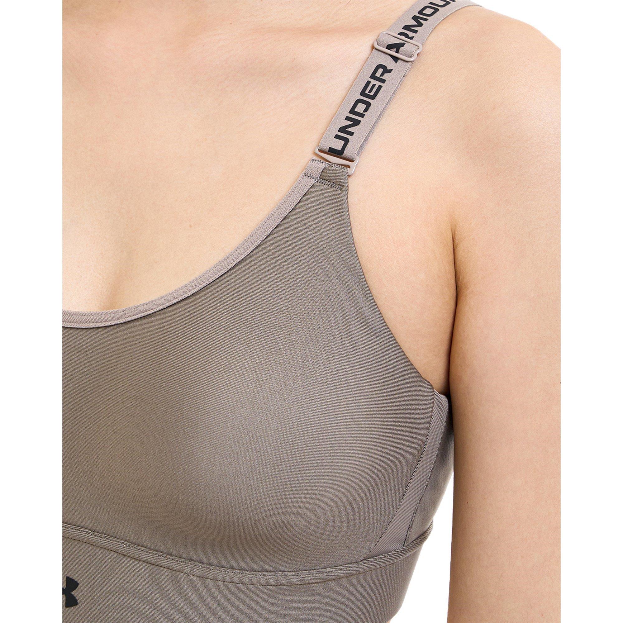 Taupe - Under Armour - Infinity Medium Impact Sports Bra - 12