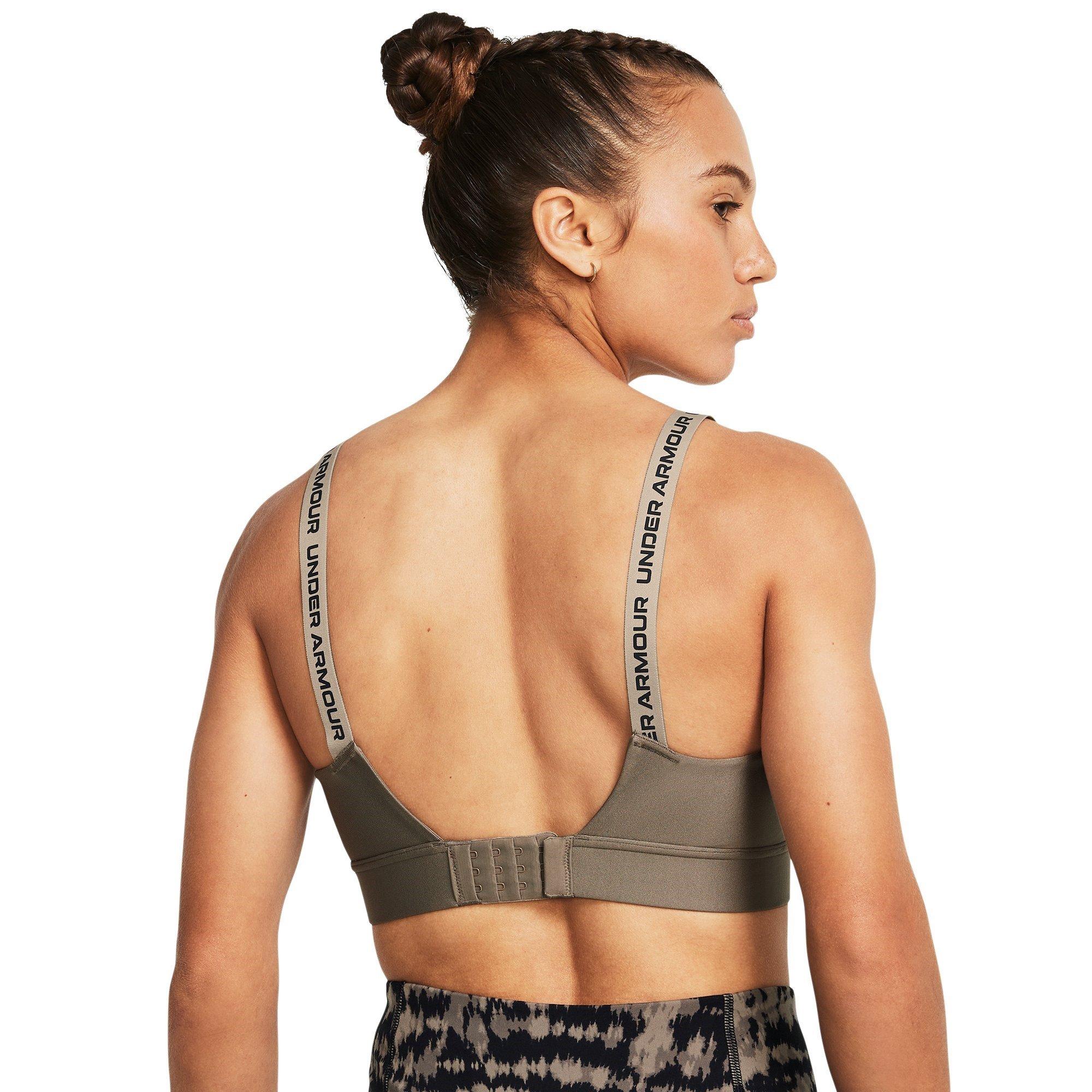 Taupe - Under Armour - Infinity Medium Impact Sports Bra - 4