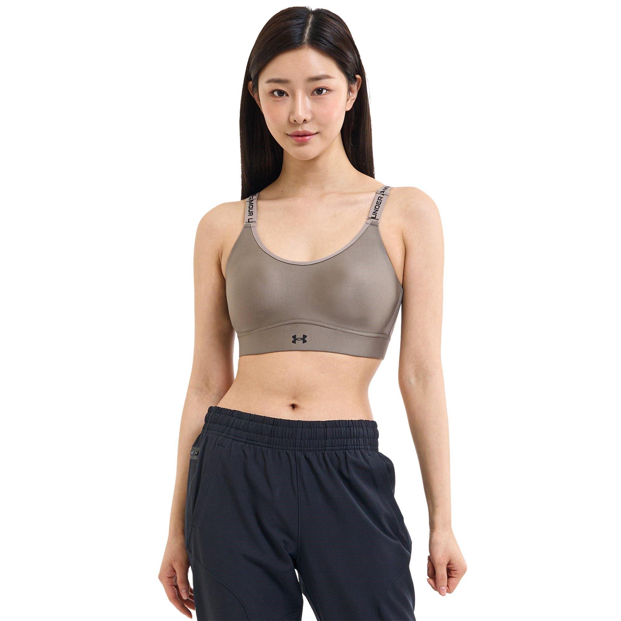 Taupe - Under Armour - Infinity Medium Impact Sports Bra - 10