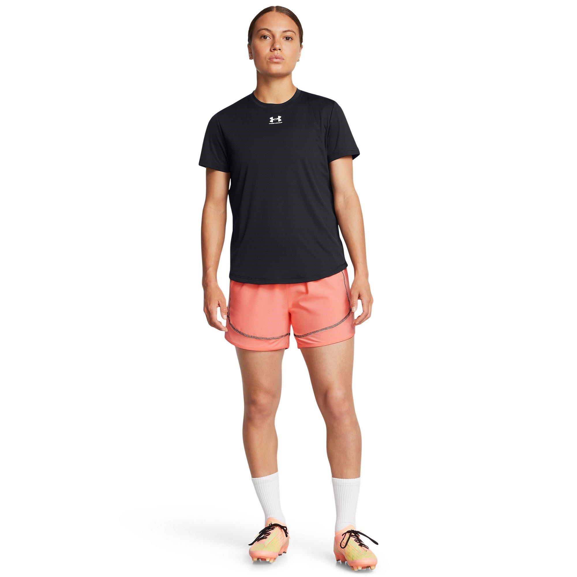 Flare Orange - Under Armour - Challenger Pro Shorts Womens - 4