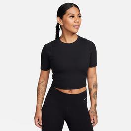 Nike InfinaSoft Essentials Women's Dri-FIT Short-Sleeve Ribbed Top