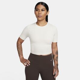 Nike InfinaSoft Essentials Women's Dri-FIT Short-Sleeve Ribbed Top
