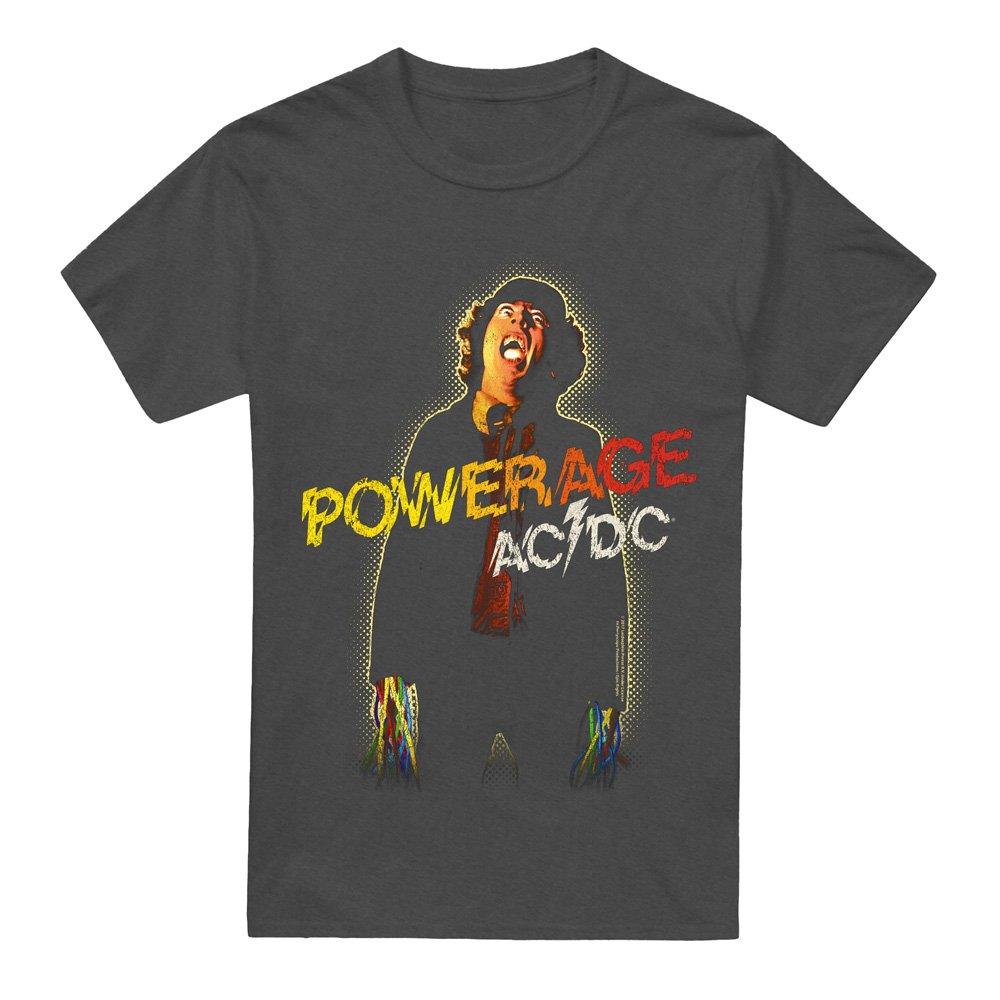 Charcoal - ACDC - AC DC Powerage T-Shirt Charcoal - 4