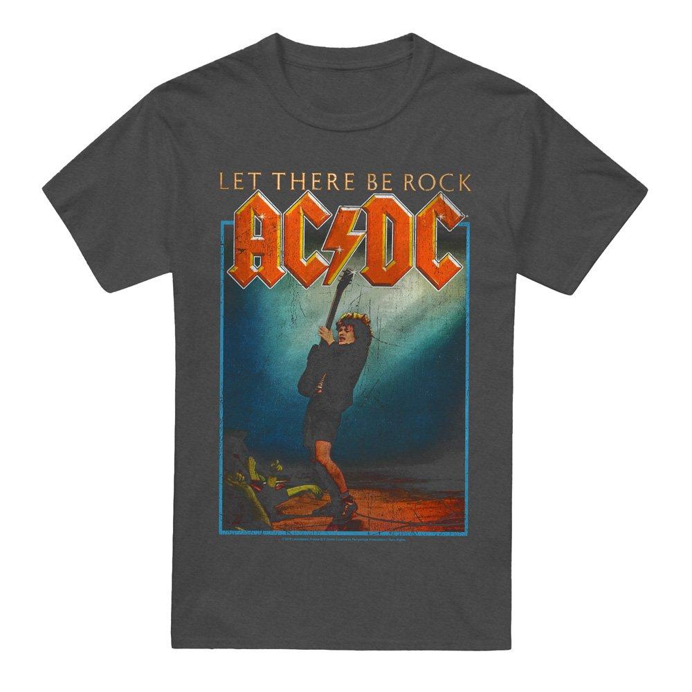 Charcoal - ACDC - AC DC Let There Be Rock T-Shirt Charcoal - 4