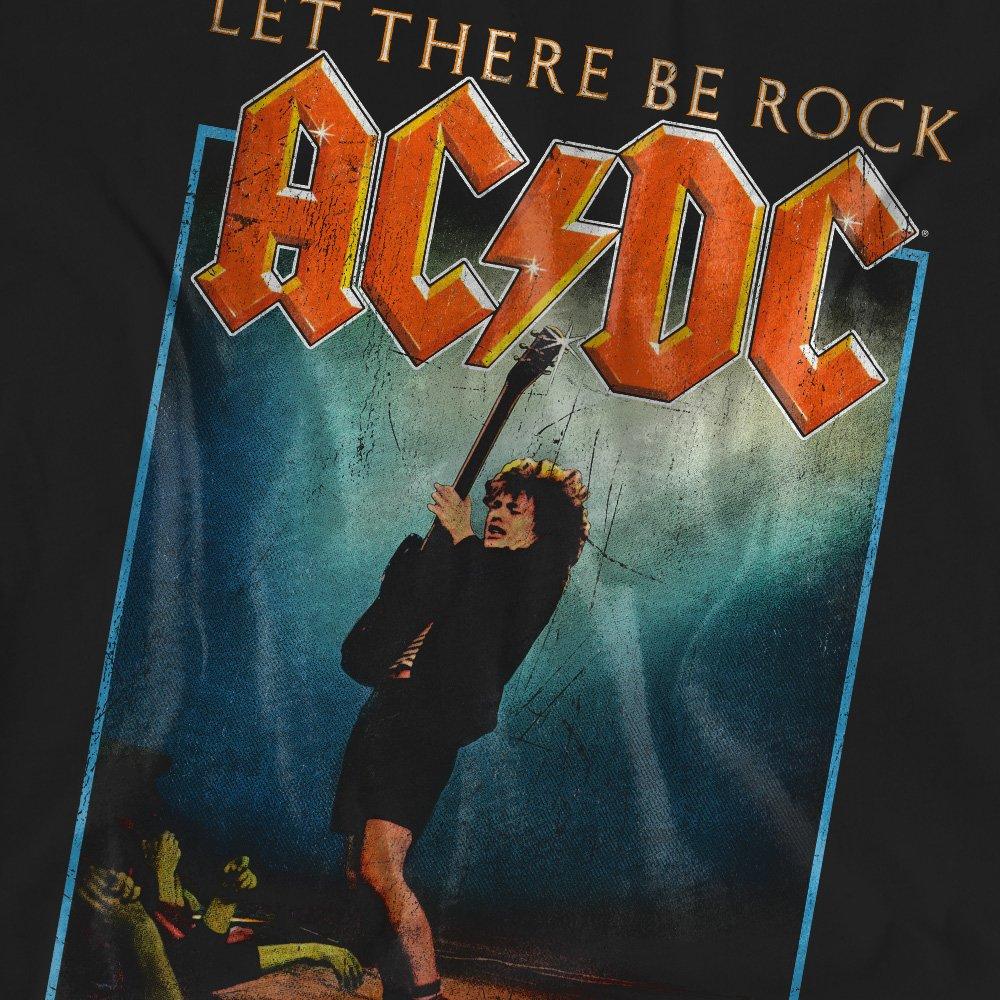 Black - ACDC - AC DC Let There Be Rock Ladies T Shirt Black - 2