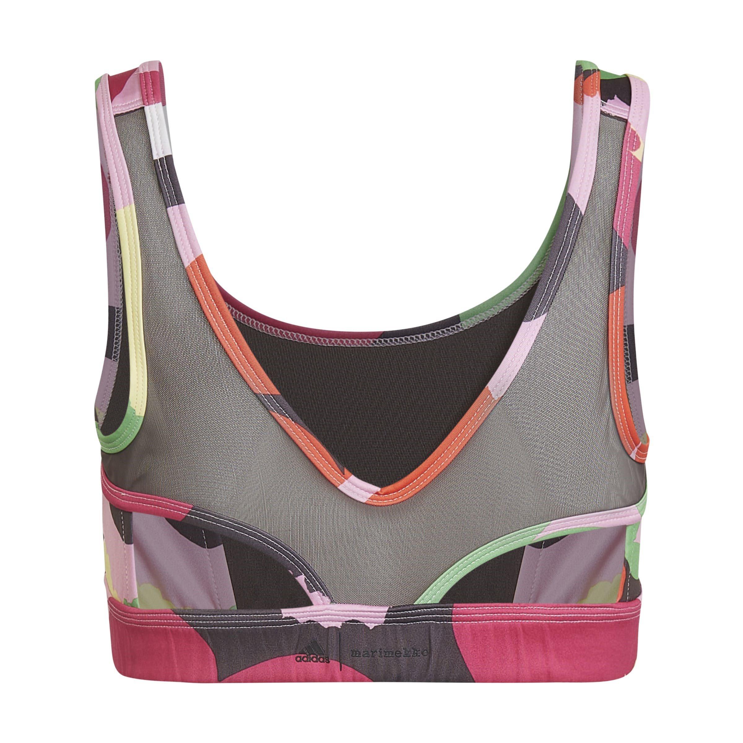 FroPnk/ReaMag - adidas - X Marimekko Believe This Aeroready Training Low Impact Sports Bra Juniors - 2