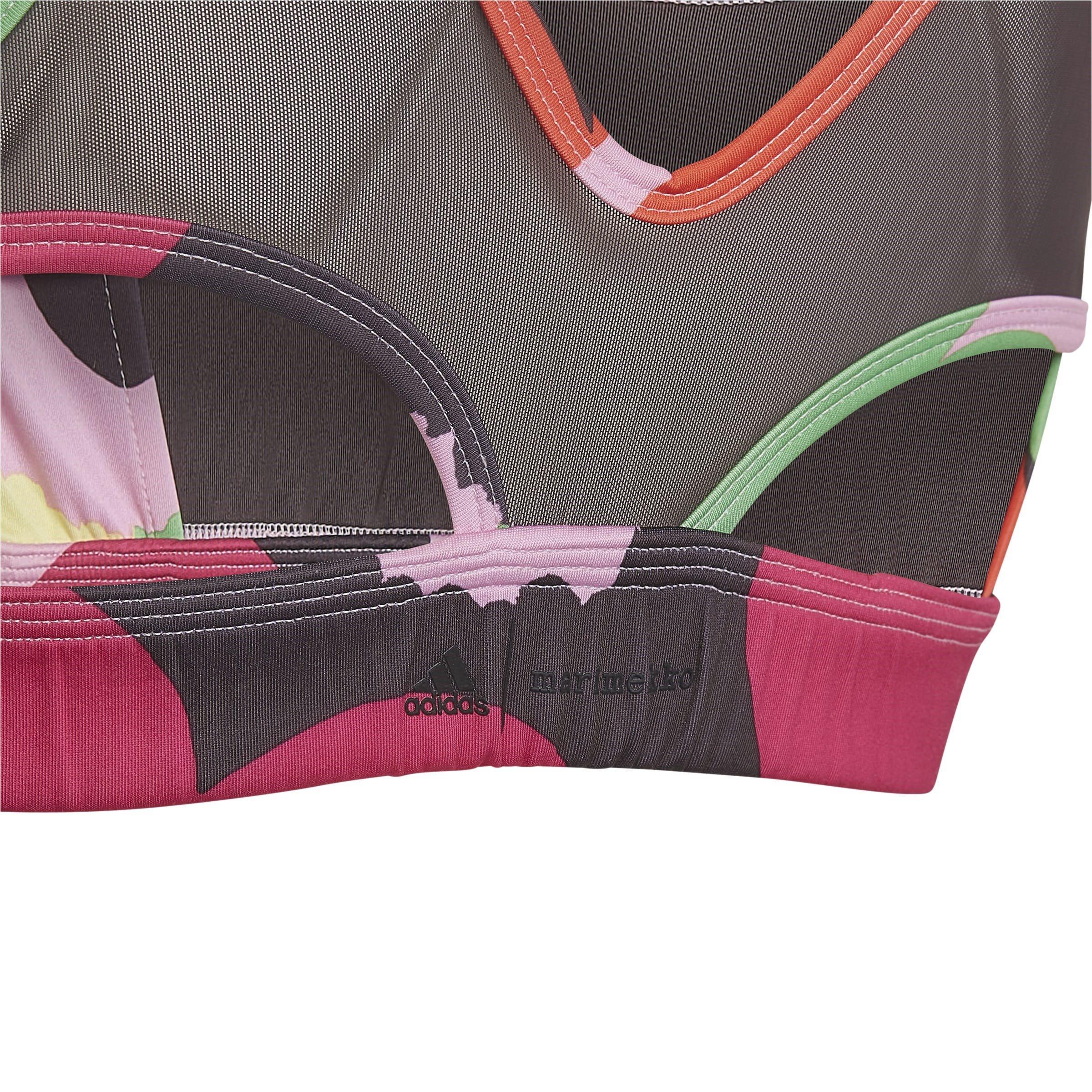FroPnk/ReaMag - adidas - X Marimekko Believe This Aeroready Training Low Impact Sports Bra Juniors - 4