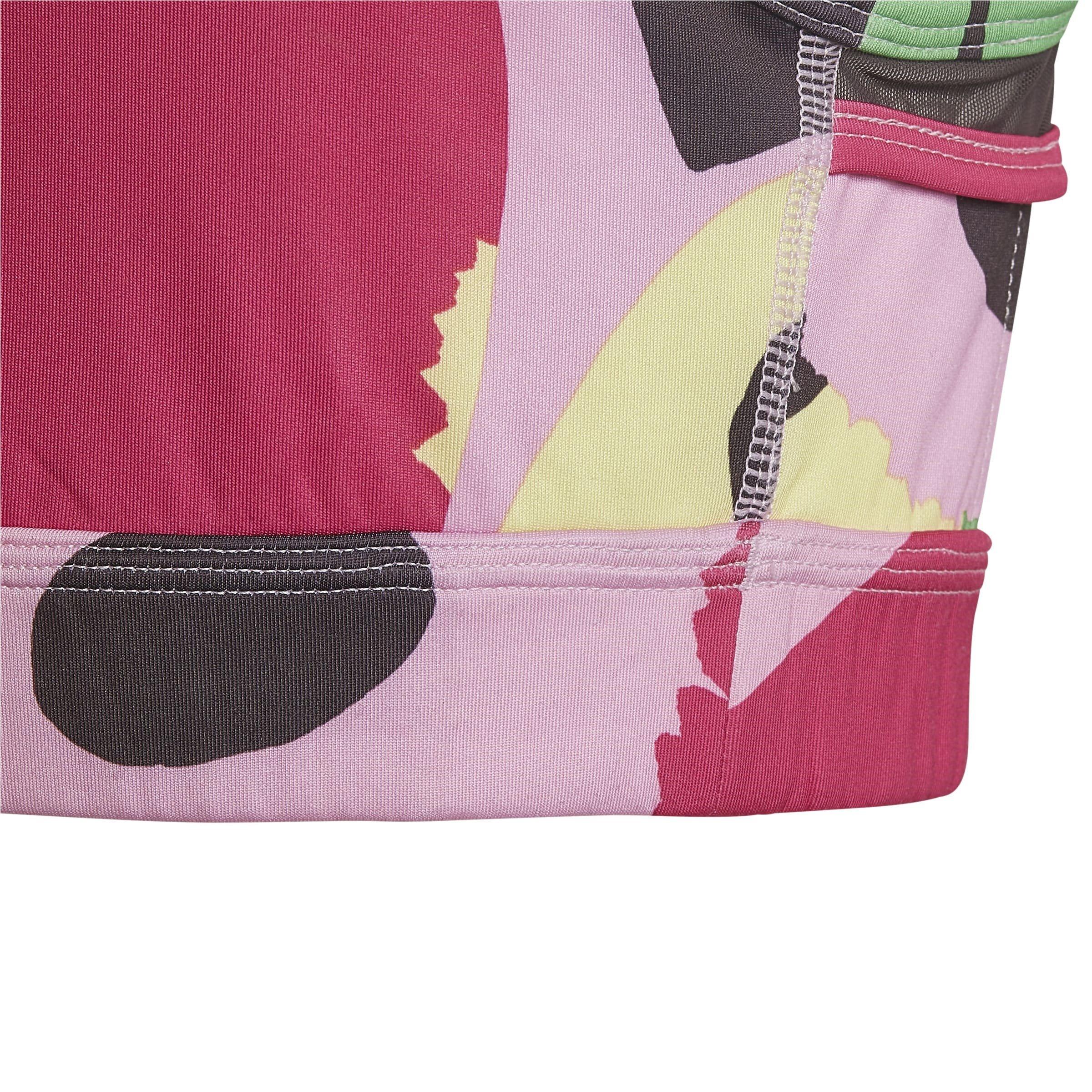 FroPnk/ReaMag - adidas - X Marimekko Believe This Aeroready Training Low Impact Sports Bra Juniors - 5