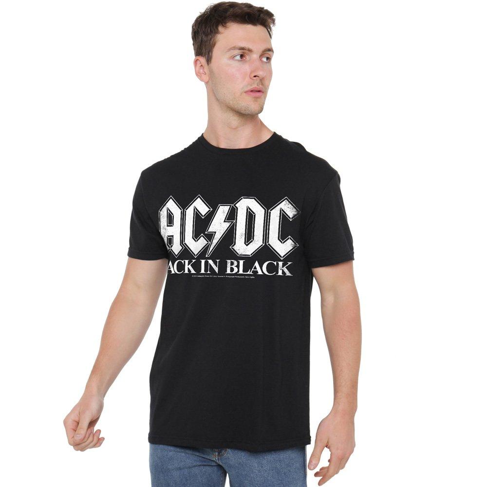 Black - ACDC - AC DC Back In  Black T-Shirt Black - 1