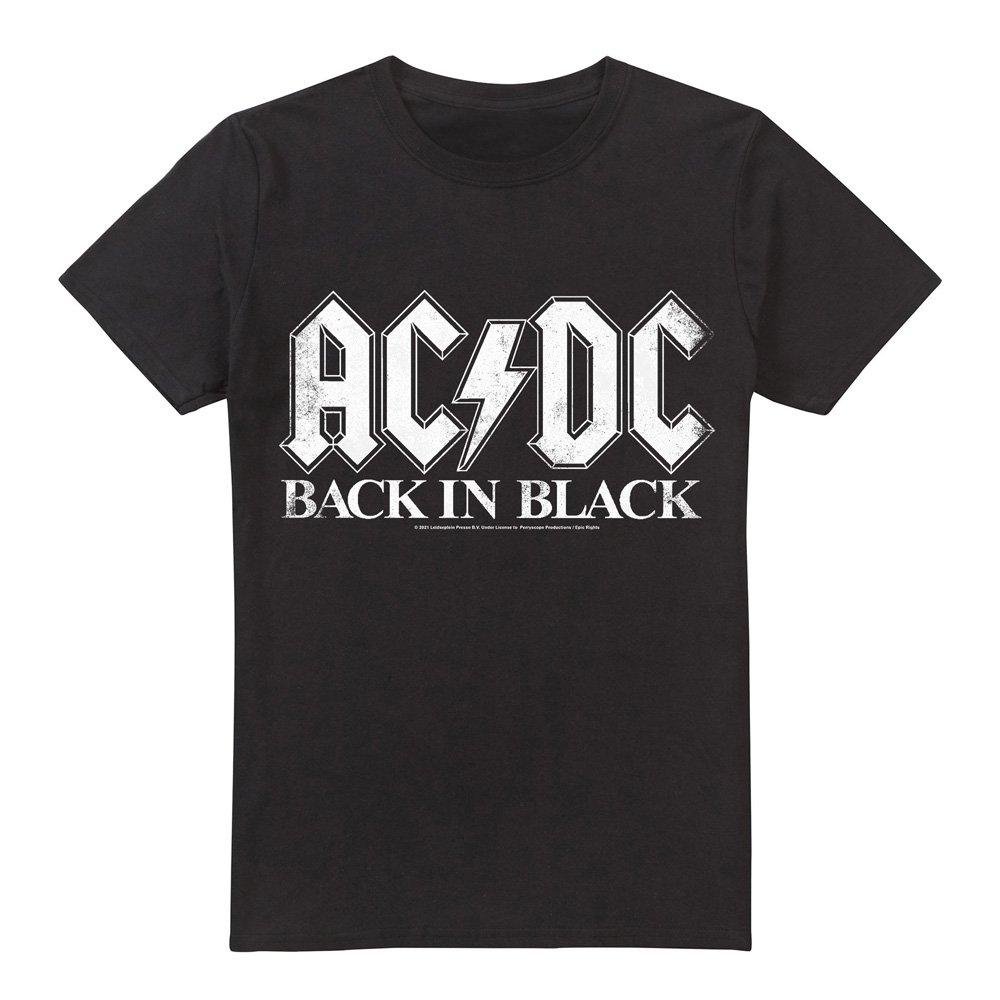 Black - ACDC - AC DC Back In  Black T-Shirt Black - 4