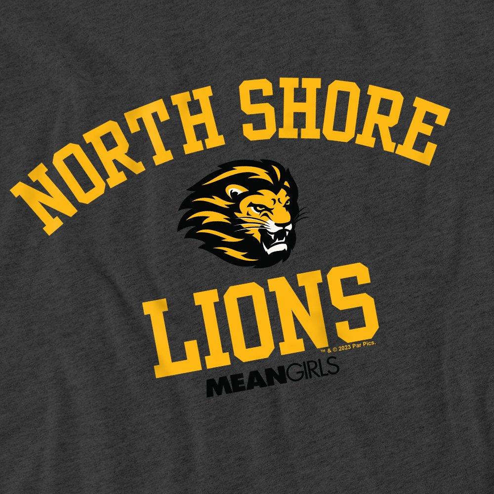 Charcoal - Mean Girls - Mean Girls North Shore LionsT Shirt Charcoal - 2