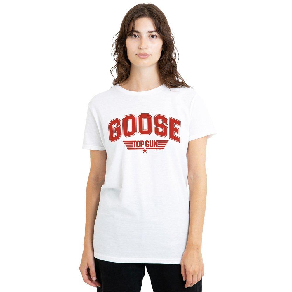White - Top Gun - Top Gun Goose Varsity T-Shirt White - 1